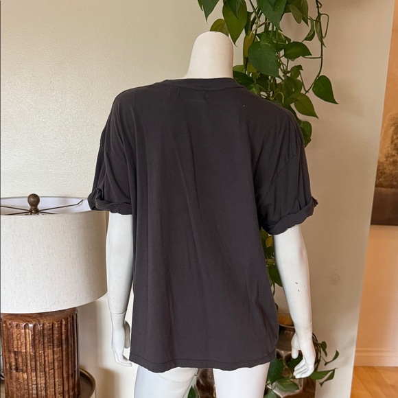 Vintage Band Tee Dark Grey Short Sleeve Top Tee - Picture 6 of 6